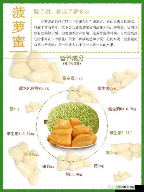 探秘亚精产品一三三三菠萝蜜:口感与功效的奇妙之旅
