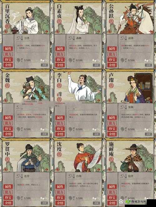 江南百景图朱元璋怎么样,人物天赋及技能属性介绍